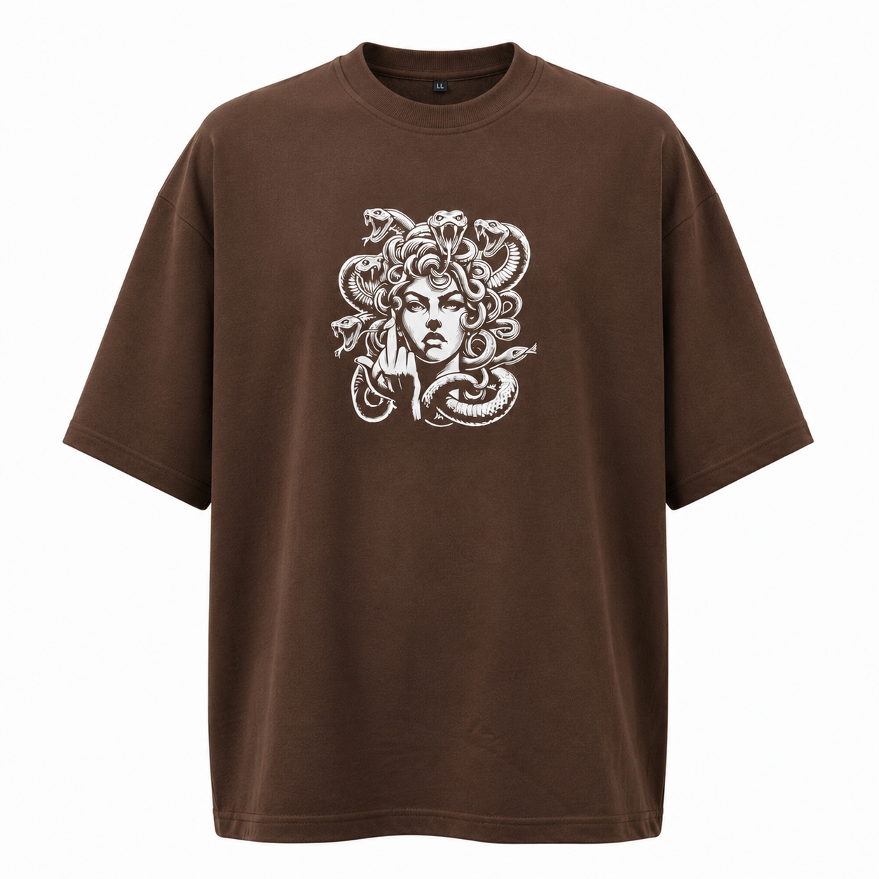 Medusa Graphic Oversized T-Shirt | Streetwear Tee