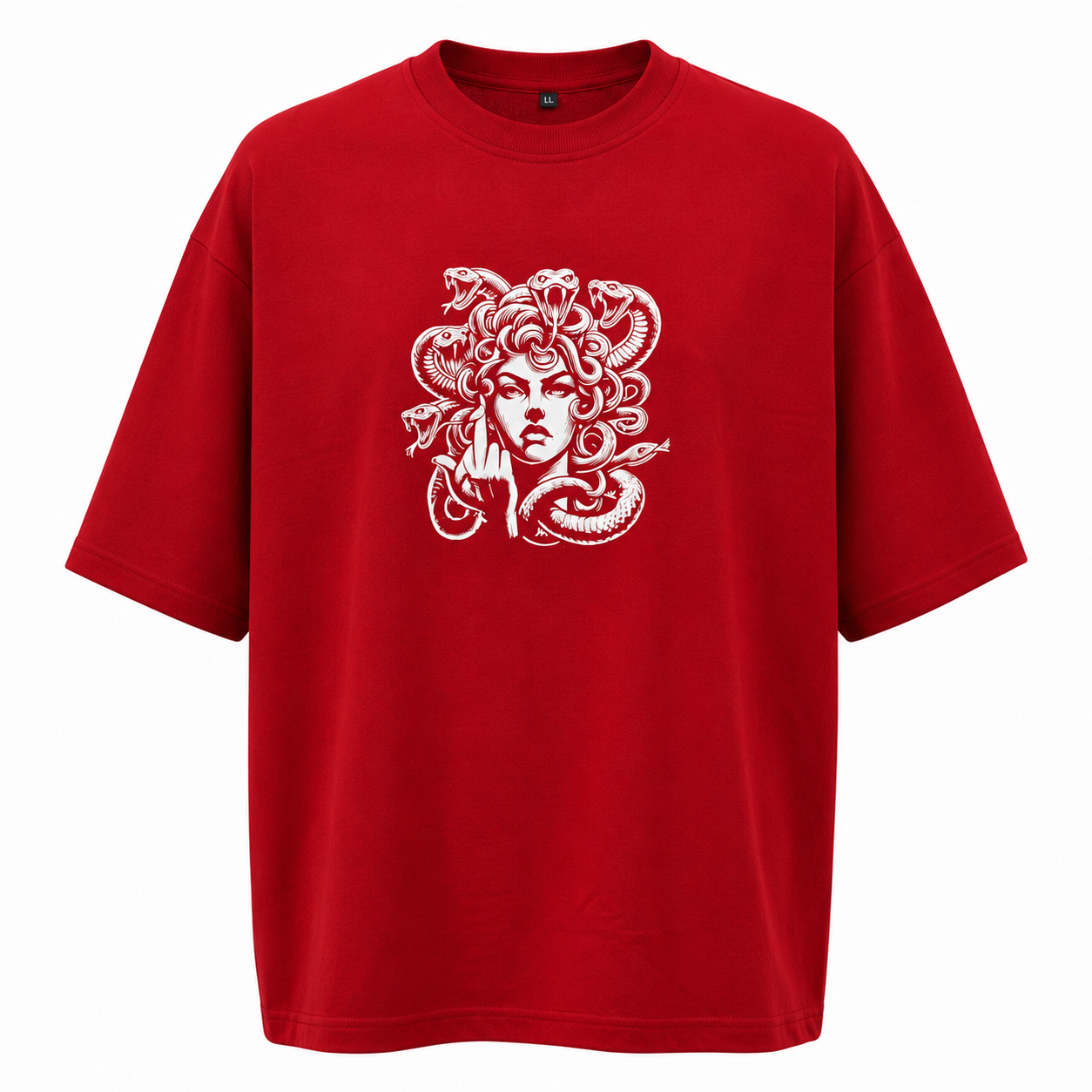 Medusa Graphic Oversized T-Shirt | Streetwear Tee