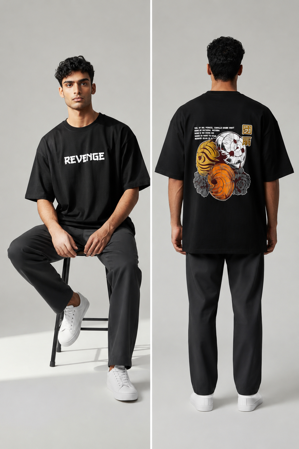 Revenge Graphic Oversized T-Shirt | Premium Cotton Streetwear Tee