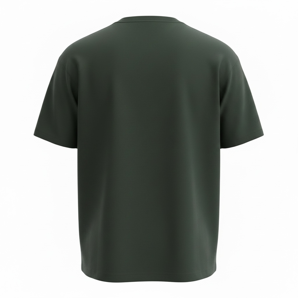 Plain Oversized T-Shirt | 240 GSM French Terry Cotton Unisex Tee