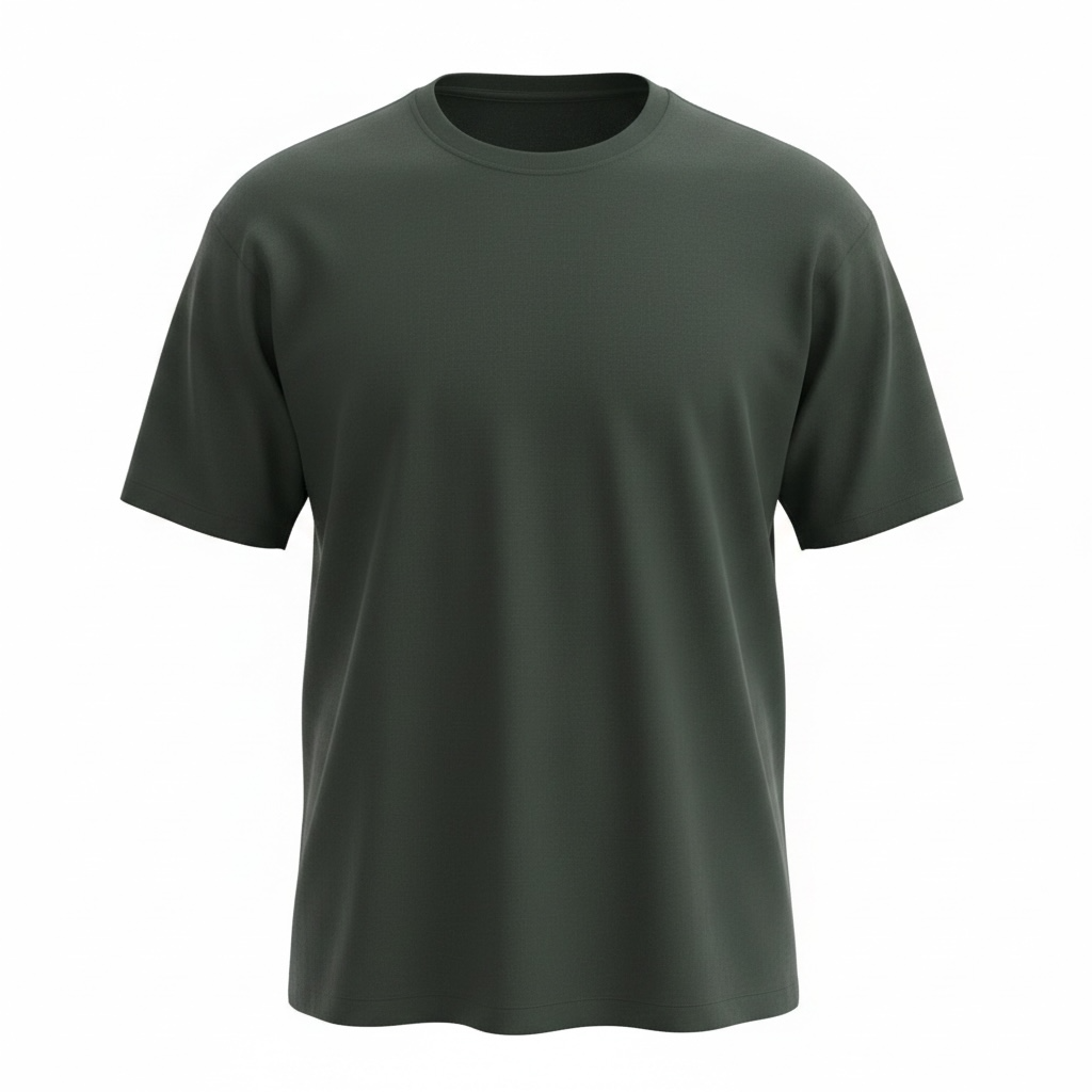 Plain Oversized T-Shirt | 240 GSM French Terry Cotton Unisex Tee