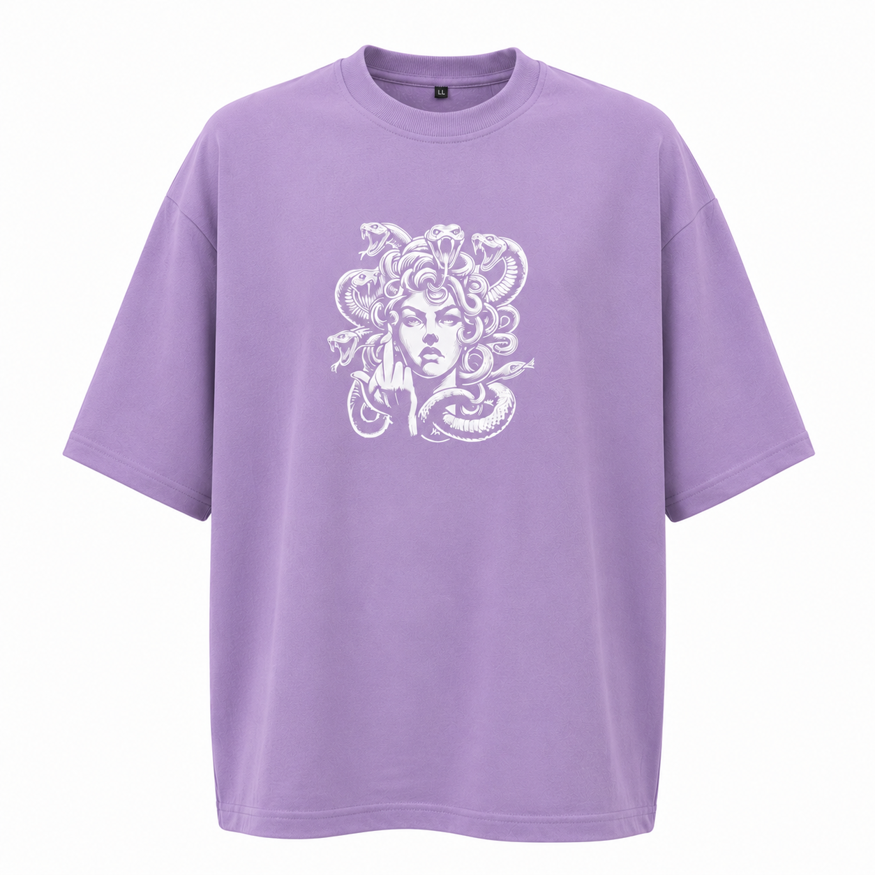 Medusa Graphic Oversized T-Shirt | Streetwear Tee