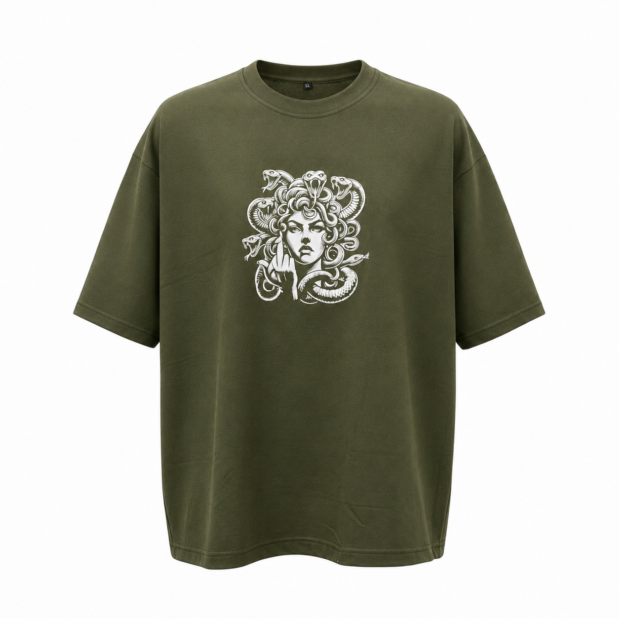 Medusa Graphic Oversized T-Shirt | Streetwear Tee