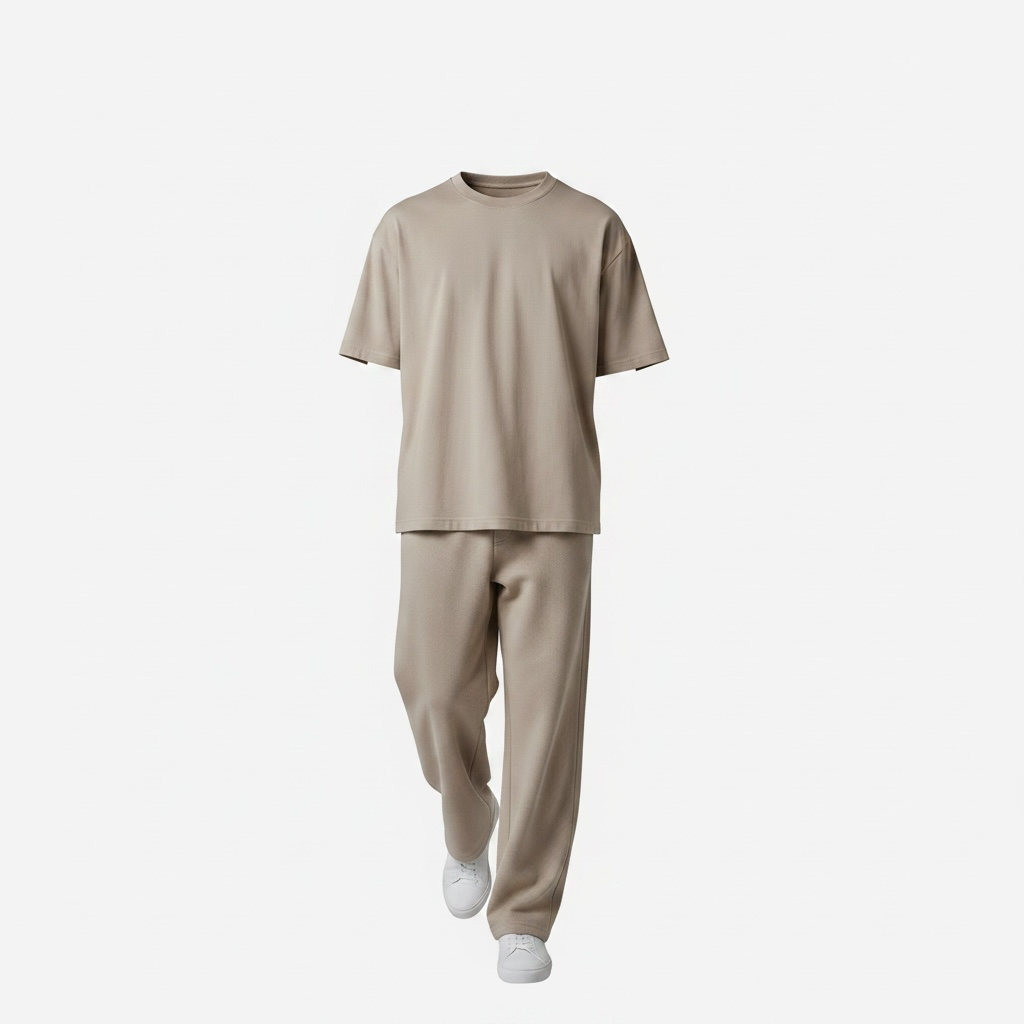 Plain Oversized T-Shirt | 240 GSM French Terry Cotton Unisex Tee