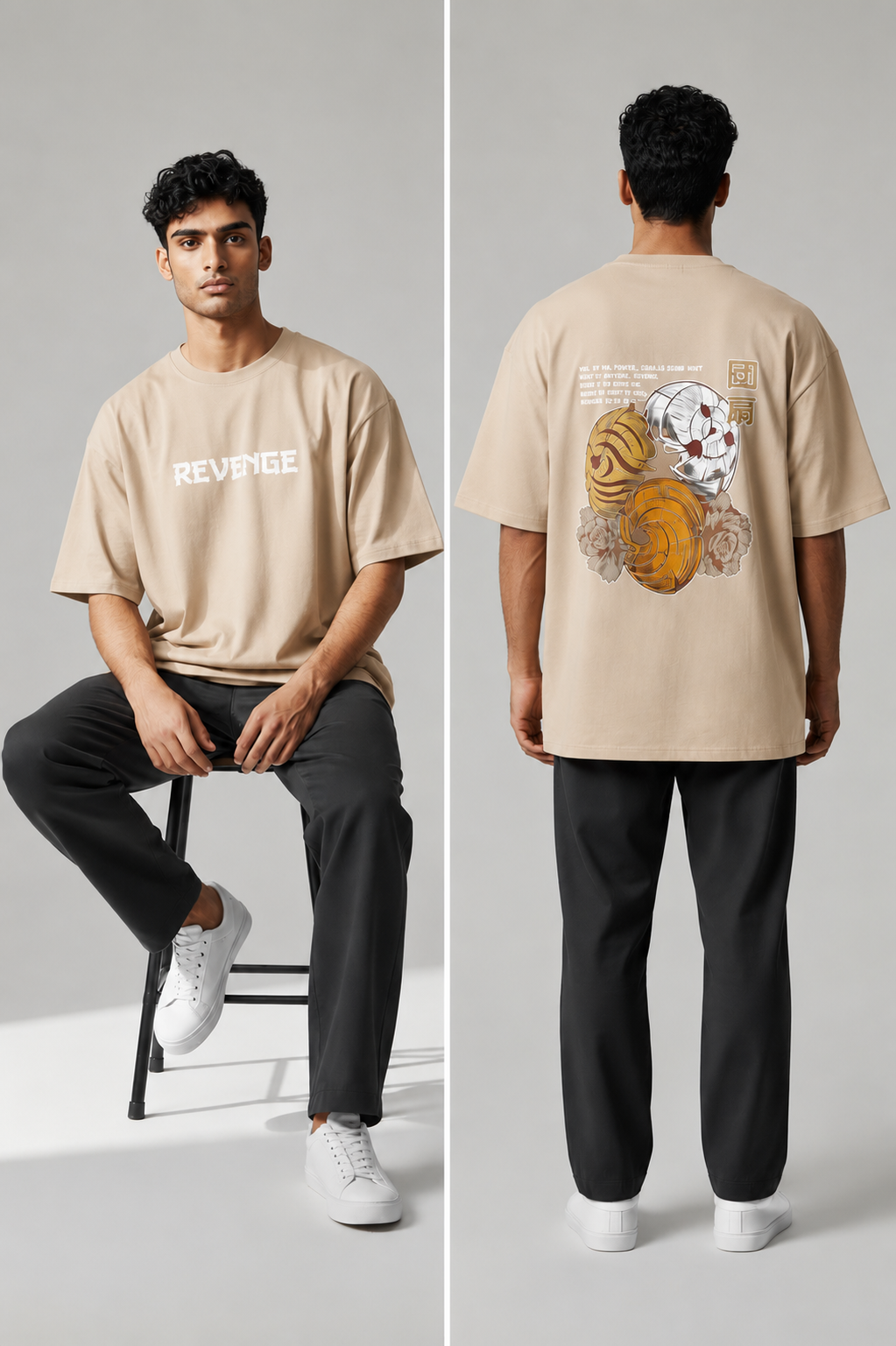 Revenge Graphic Oversized T-Shirt | Premium Cotton Streetwear Tee
