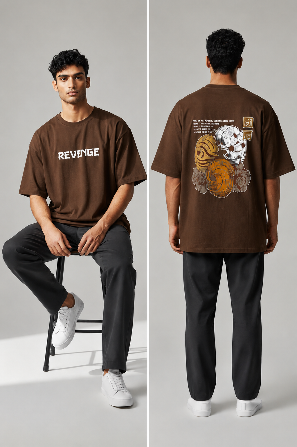 Revenge Graphic Oversized T-Shirt | Premium Cotton Streetwear Tee