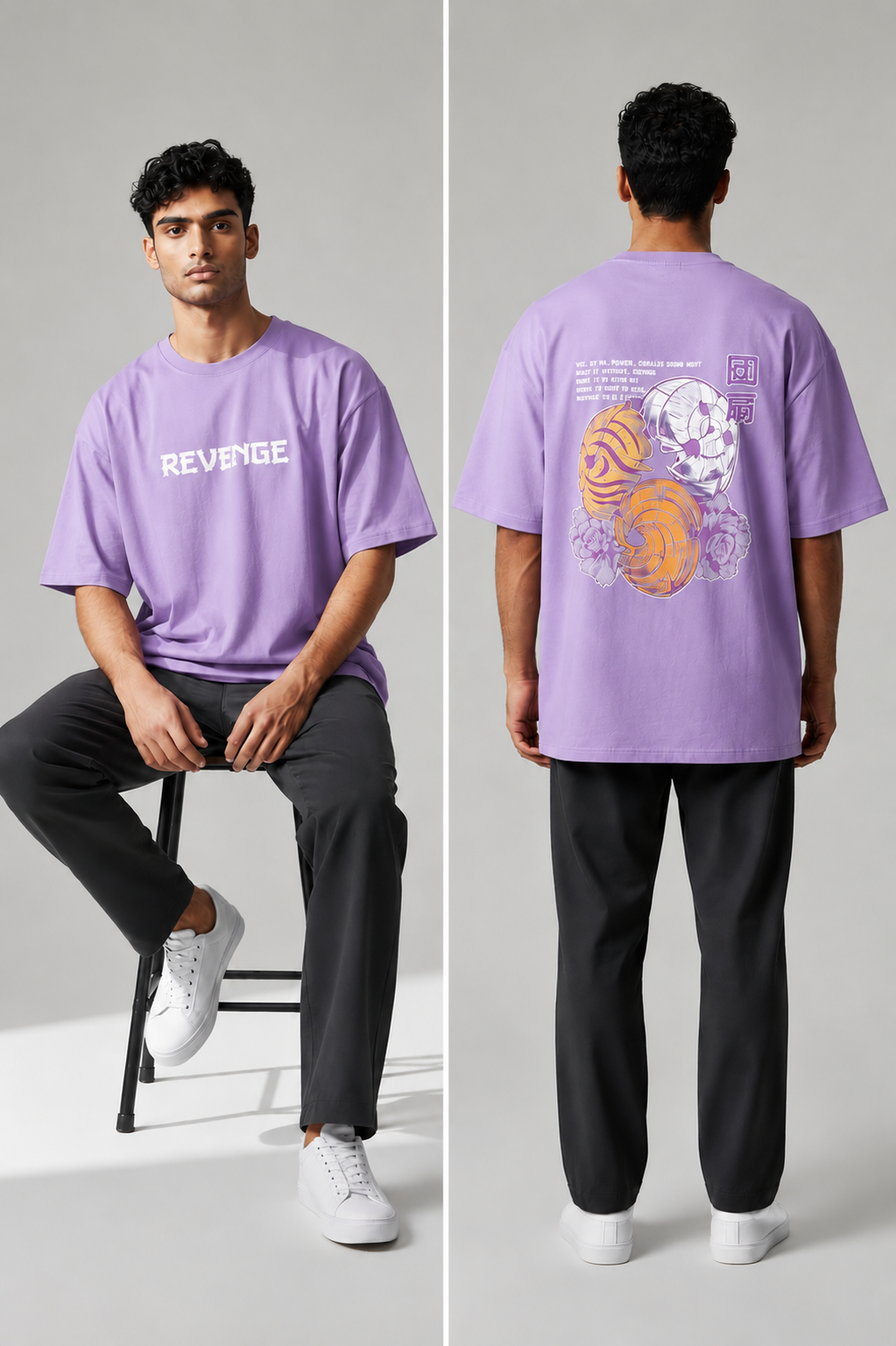 Revenge Graphic Oversized T-Shirt | Premium Cotton Streetwear Tee